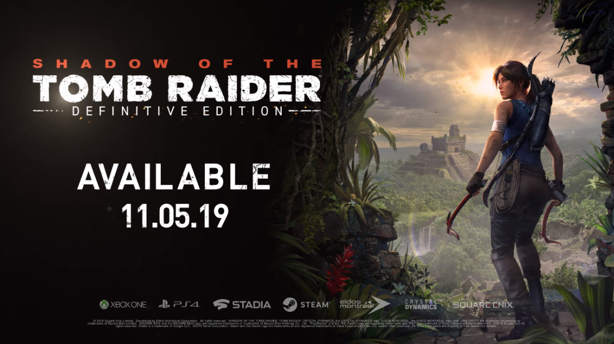 Square Enix anuncia Shadow of the Tomb Raider: Definitive Edition